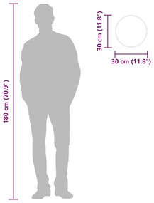 arany falitükör Ø 30 cm Kerek