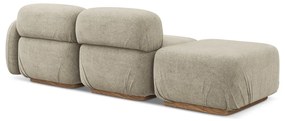 Bézs buklé moduláris heverő (bal oldali) Ailani – Makamii