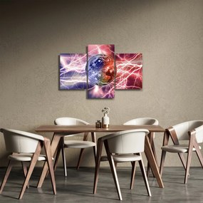 Kép - Földgolyó az áram alatt (90x60 cm)