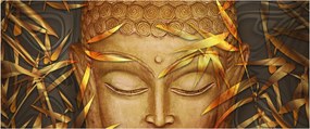 Kép - arany Buddha (120x50 cm)