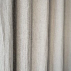 Night Time bézs len függöny, 275 x 140 cm - Linen Tales
