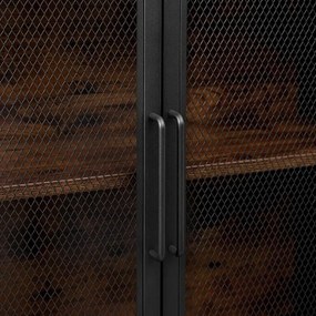 FIRA komód fekete/barna színben