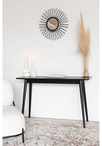 Fekete konzolasztal 40x120 cm Fabio – White Label