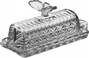 Kristály vajtartó 20,5 cm Butterfly