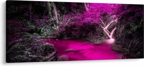 Kép - Rózsaszín erdő (120x50 cm)