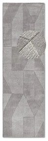 Szürke kézi szövésű gyapjú futószőnyeg 80x250 cm Ursule – Villeroy&Boch