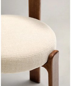 Barna-bézs kőrisfa étkezőszék Granite – Kave Home