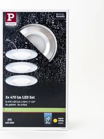 Paulmann 93462 - KÉSZLET 3xLED/6W IP44 Fürdőszobai beépíthető lámpa NOVA 230V