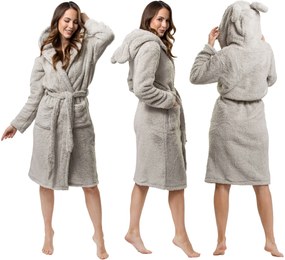 Teddy Grey Women fürdőköpeny S/M