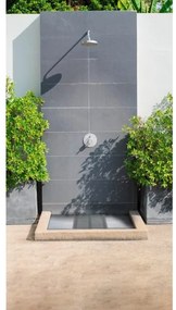 WENKO 22947100-Zuhanyszőnyeg beltéri & kültéri 55x55 cm szürke