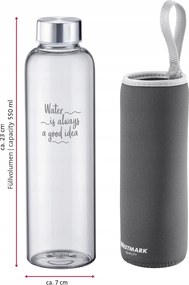 Ivópalack "Viva" 0,55 l, antracit