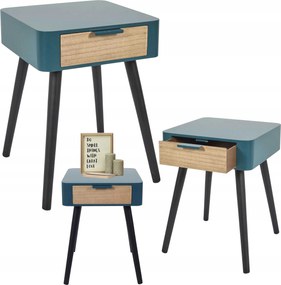 Wendy éjjeliszekrény fiókkal türkiz modern hálószoba Loft