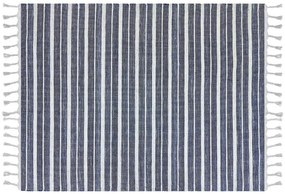 Fehér és kék szőnyeg 160 x 230 cm BADEMLI Beliani