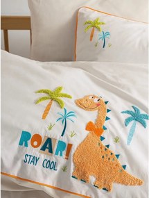 Bézs négyrészes pamut gyerek ágyneműhuzat babaágyhoz lepedővel 100x150 cm Kiddo – Mijolnir