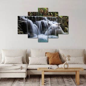 Egy kép a vízesésekről a dzsungelben (150x105 cm)