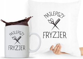 Barbera Fodrász Párna Bögre Szett fényképes nyomtatással