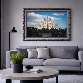 Milánó képkeret ezüst, egyedi méretre