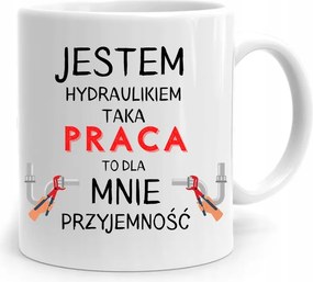 Bögre Ajándék Vízvezeték Szerelőnek A Munka Öröm A fényképes nyomtatással