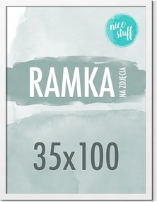 Képkeret 35x100 Képkeret Poszter Képkeret Fehér 100x35