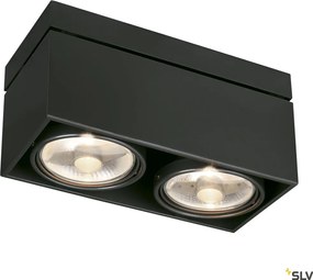 SLV KARDAMOD 117110 Felületi spotlámpa 2x75W/GU10/ES111 IP20