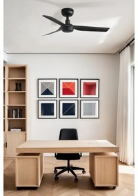 FARO 33822WT-Mennyezeti ventilátor MINI PUNT S fekete átm. 90 cm WT + távirányítás
