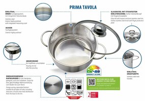Elo 22820 Basic 20 részes edénykészlet PrimaTavola