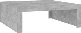 vidaXL betonszürke szerelt fa dohányzóasztal 100 x 100 x 35 cm