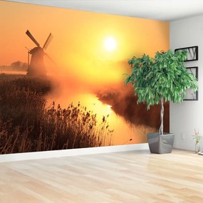Fotótapéta nap Windmill 104x70 cm