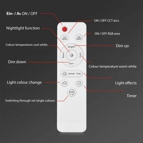 Brilo - LED Dimmelhető felületre szerelhető csillár FRAME 2xLED/20W/230V Wi-Fi Tuya + távirányító