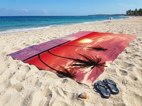 Gyorsan száradó XXL strand fürdőlepedő SERENA színes 150 x 210 cm, 100% mikroszál