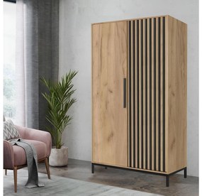 Ruhásszekrény Lamello S1 (craft tölgy + fekete). 1092417