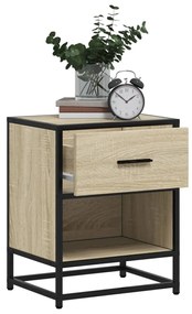 2 db sonoma tölgy éjjeliszekrény 40 x 31 x 50 cm