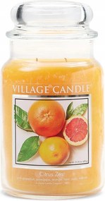 Nagy gyertya Citrus Zest Village Candle