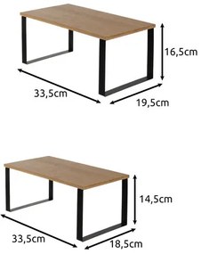 Bambusz konyhai polc - 2 db Ruhhy 25661