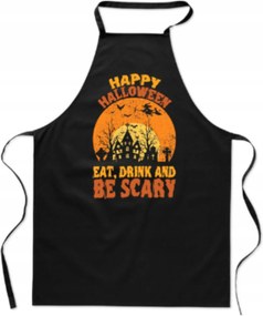Konyhai Kötény Happy Halloween nyomott mintával Vicces ajándék