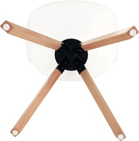 Stílusos forgószék, fehér, ETOSA