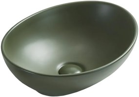 Mexen Elza, asztali mosogató 40x34 cm, sötétzöld matt, 21014043