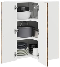 Fali konyhaszekrény Füstölt tölgy 57 x 57 x 80 cm Faanyag