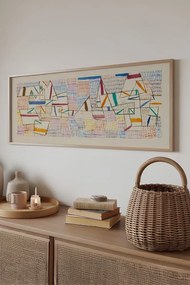 Artsmdfyty3-50120 keretezett MDF falikép, 50 x 120 cm