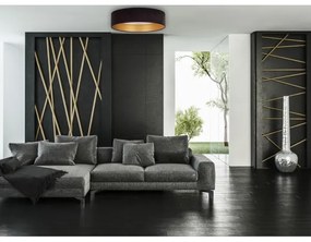 Brilagi - VELVET LED 24W mennyezeti lámpa 3000/4000/6400K fekete/arany