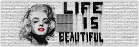 Poszterek 200x66 Banksy Life is beautiful