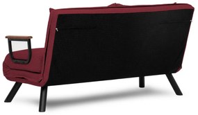 Kanapé futon  Sandy (bordó). 1062310