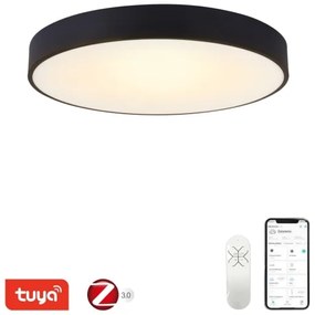 Immax NEO 07203L-LED Dimmelhető mennyezeti lámpa RONDATE 65W/230V Tuya fekete + távirányító