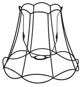 Fém lámpabúra fekete 35/29 - Granny Frame