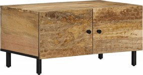 vidaXL tömör mangófa dohányzóasztal 80 x 50 x 40 cm