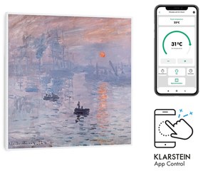 Klarstein Wonderwall Air Art Smart, infravörös hősugárzó, 60 x 60 cm, 350 W, alkalmazás, hegyi út