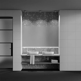 MAYTONI C090CL-10W3K-B HYDRA Hengeres Mennyezeti Lámpa Fekete LED IP44