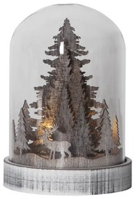 Barna karácsonyi fénydekoráció ø 12,5 cm Kupol – Star Trading