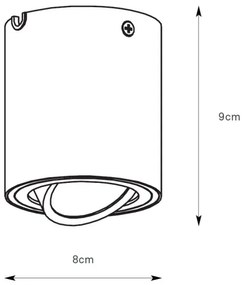 Markslöjd 109020 - DIRETTO dimmelhető LED spotlámpa LED/5W/230V fehér