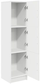 Fehér Oldalnézet Fehér MDF Fa Közepes Fehér oldalnézet